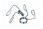 Гриф гантельный OB-07 с замками «пара». - 1