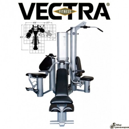 Силовой комплекс VECTRA FITNESS ON-LINE 1650 трехсторонний