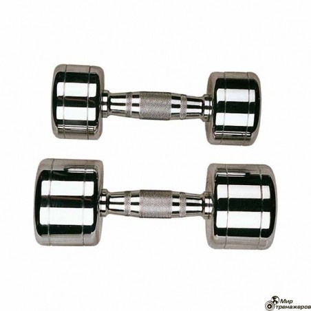 Хромированные гантели. Stein Рrofessional chrom dumbbell.